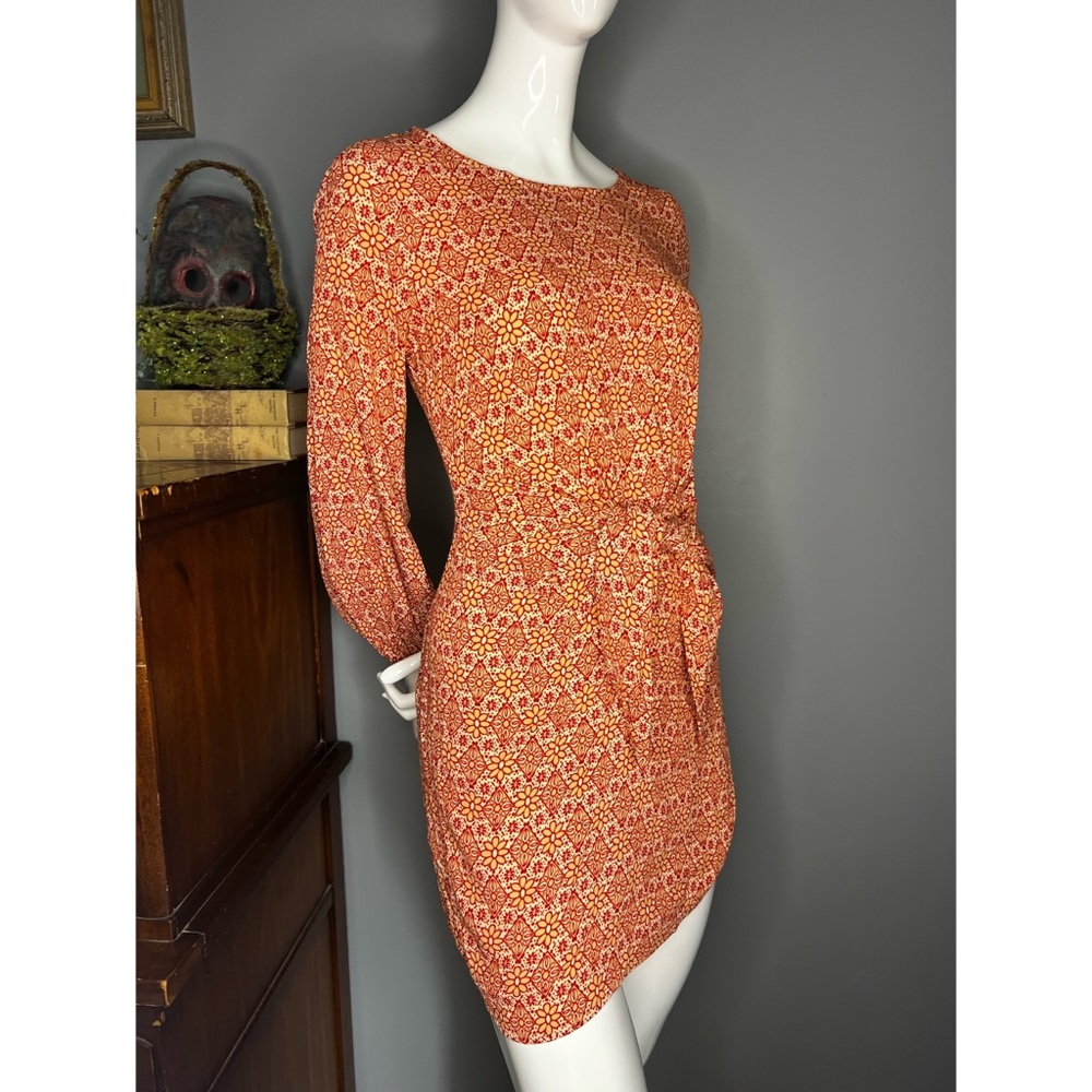 skylar + madison : floral tie front dress
